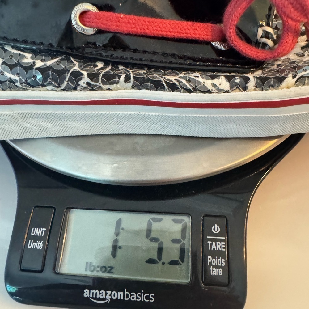 Sperry Red and Black Top-Sider Size 7.5 - Picture 14 of 14